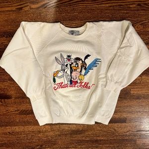 Vintage Looney Tunes Sweatshirt - size L